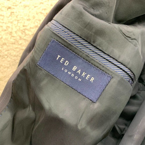 Ted Baker London Nordstrom Blazer Men 3 Button Office Size 42R Adult Career CLST - Picture 3 of 10